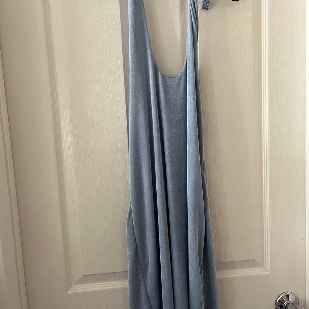 Cotton On Light Blue Backless Dress